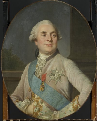 Portrét Ludvíka XVI., krále Francie Ludvík XVI. (1754-1793), francouzský král od Joseph Duplessis (workshop of)