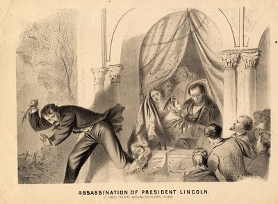 Atentát na prezidenta Lincolna, 1865 od Joseph E. Baker