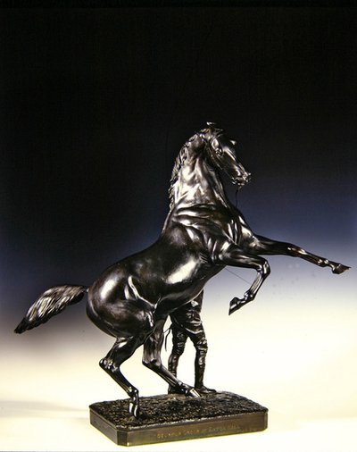 Chov plnokrevníka a ženicha (bronz) od Joseph Edgar Boehm
