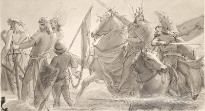 Teutoni jdou do boje od Joseph Eugen Hörwarter