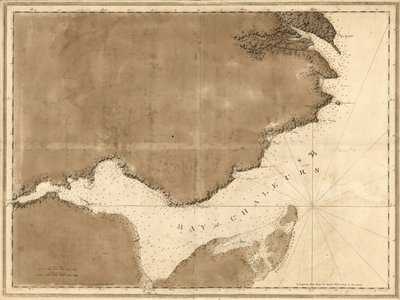 Atlantský Neptun, publikovaný pro potřeby Královského námořnictva Velké Británie, od Joseph F. W. Des Barres