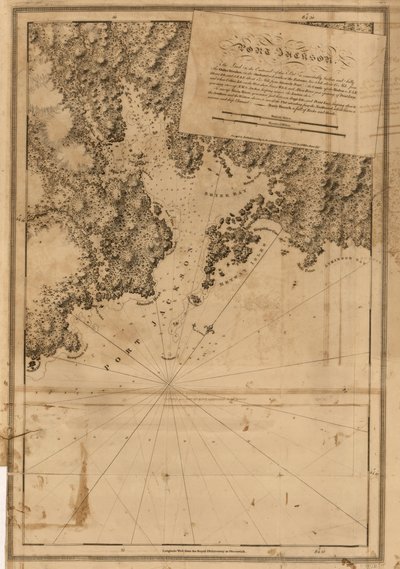 Atlantský Neptun, publikovaný pro potřeby Královského námořnictva Velké Británie, od Joseph F. W. Des Barres