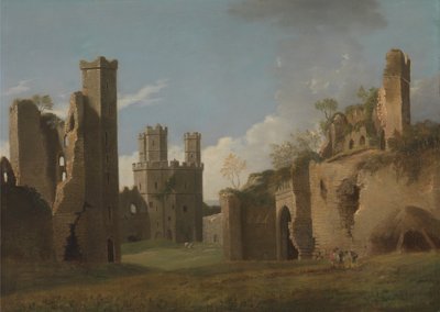 Hrad Caernarvon od Joseph Farington