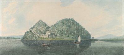 Dumbarton Rock z jihu, 1788. od Joseph Farington