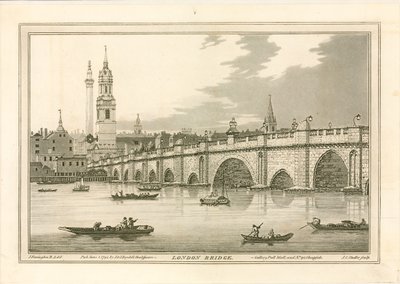 Londýnský most, 1795 od Joseph Farington