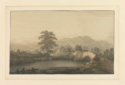 Ne. Vstup do Keswick & Bridge od Joseph Farington