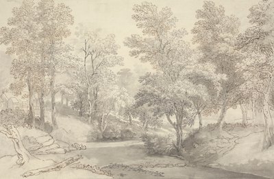 Odrazové můstky na řece Duddon, Lake District od Joseph Farington