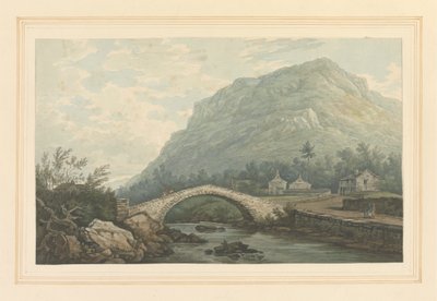 Pohled na most a vesnici Rydal od Joseph Farington