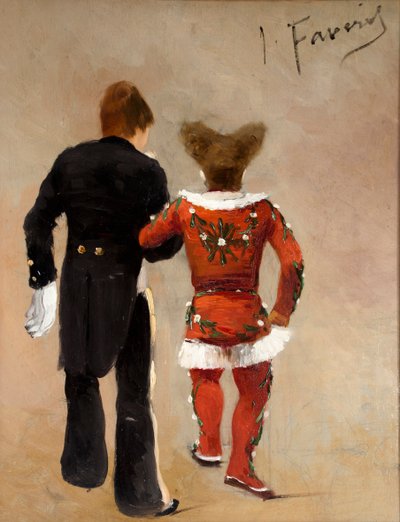 Dva klauni, cca 1885. od Joseph Faverot