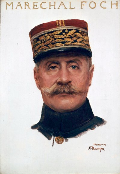 Portrét maršála Ferdinanda Focha od Joseph Felix Bouchor