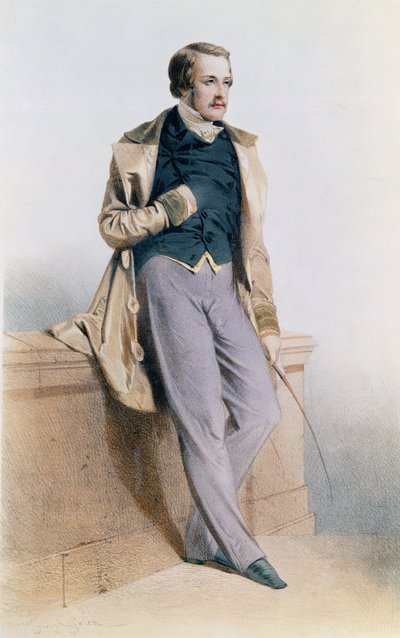 Henri Charles Ferdinand Marie Dieudonne z Francie, vévoda z Bordeaux, hrabě z Chambordu od Joseph Felon