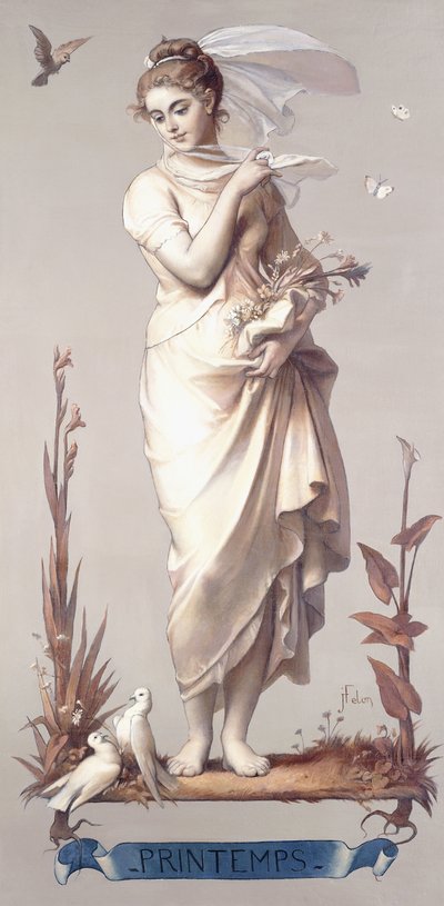 Čtvero ročních období - jaro, 1873-74 od Joseph Felon