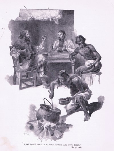 Posadil jsem se a snědl s nimi večeři (litho) od Joseph Finnemore