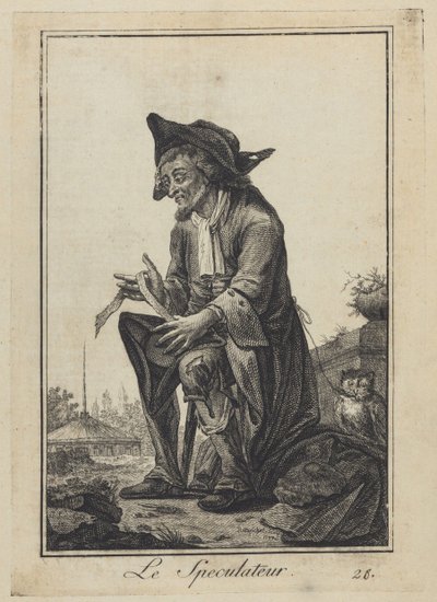 Le Speculateur The Speculator, 1784 od Joseph Franz Goez von