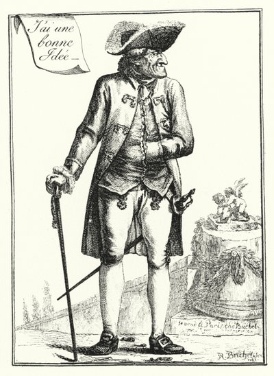 Mám dobrý nápad (rytina) od Joseph Franz von (after) Goez
