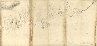 (Pobřeží Maine od Moose Cove po Gouldsboro Bay. LOC 77692978 od Joseph Frederick Barres