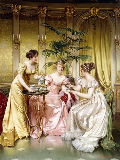 Tři na čaj, od Joseph Frederick Charles Soulacroix