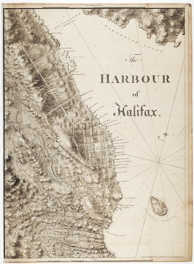 Přístav Halifax od Joseph Frederick Wallet DesBarres