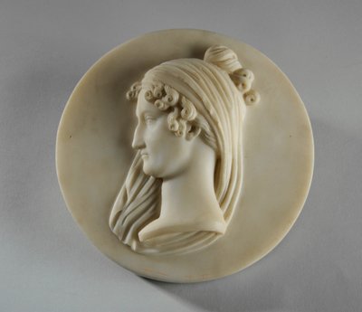 Medailonový portrét paní Elizabeth Allan od Joseph Gott