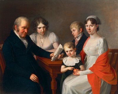 rodina Scheichenpfluegů od Joseph Hauber