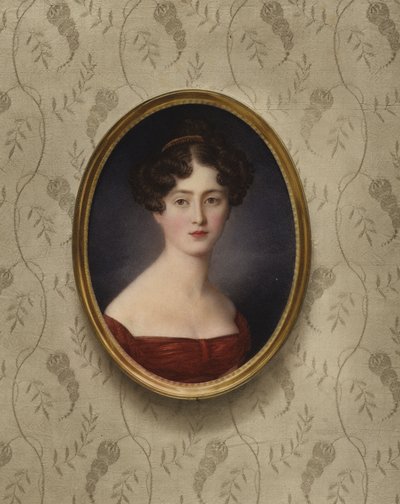 Portrét Babette Horscheltové, rozené Ecknerové od Joseph Heigel