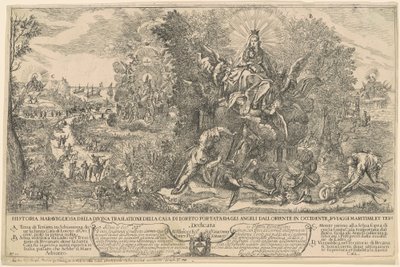Transport Svaté chýše v Loretu od Joseph Heintz the Younger
