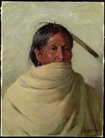 Stojící jelen-Taos (olej na plátně) od Joseph Henry Sharp
