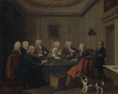 Klub gentlemanů, ca. 1730. od Joseph Highmore