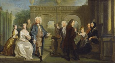 A Family Conversation Piece, c.1730 od Joseph Highmore