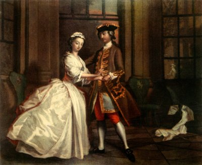 „Schůzka v osmnáctém století“, c1744, 1942. od Joseph Highmore