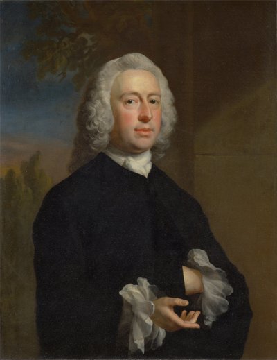 Neznámý muž v černém od Joseph Highmore