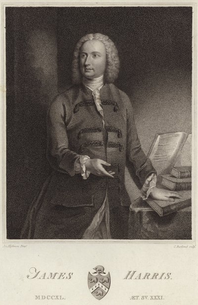 Portrét Jamese Harrise (1709-1780) od Joseph Highmore