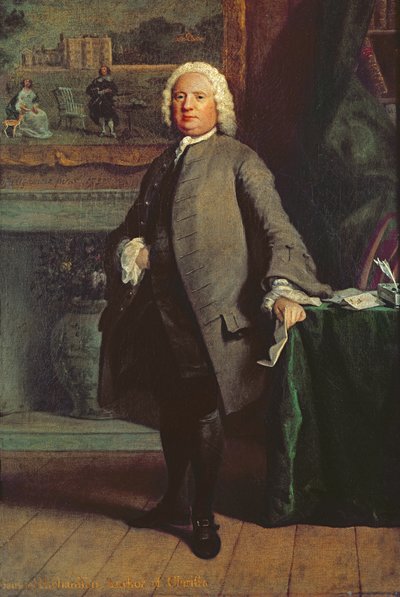 Portrét Samuela Richardsona (1689-1761) 1750 od Joseph Highmore