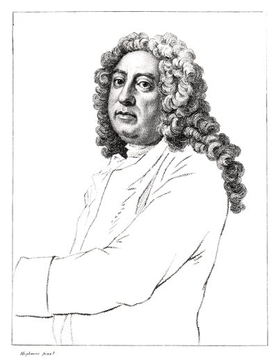 Sir James Thornhill (1676-1734) od Joseph Highmore