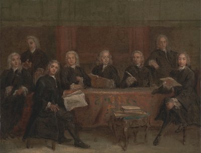 Studie pro skupinový portrét od Joseph Highmore
