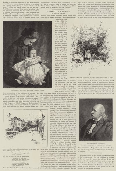 Alfred, Baron Tennyson, laureát básníka od Joseph Holland Tringham