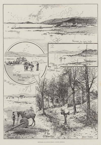 Buncrana, na Lough Swilly, hrabství Donegal od Joseph Holland Tringham