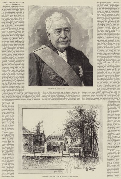 Ferdinand de Lesseps od Joseph Holland Tringham