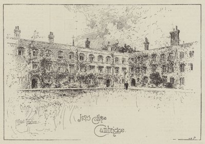 Jesus College, Cambridge od Joseph Holland Tringham