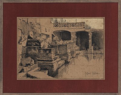Římské lázně v Bath od Joseph Holland Tringham