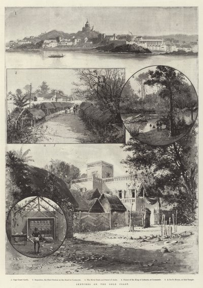 Skici na Zlatém pobřeží od Joseph Holland Tringham