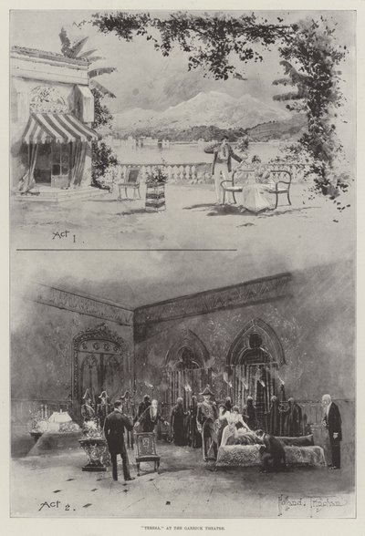Teresa, v divadle Garrick od Joseph Holland Tringham