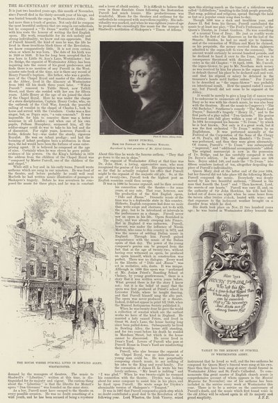 Dvousté výročí Henryho Purcella od Joseph Holland Tringham