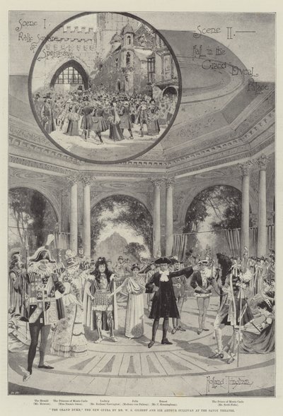 Grand Duke, Nová opera pana W. S. Gilberta a Sira Arthura Sullivana v Savoy Theatre od Joseph Holland Tringham
