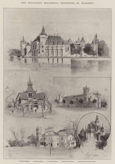 Maďarská miléniová výstava v Budapešti od Joseph Holland Tringham