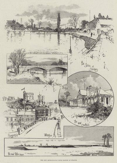 Nové metropolitní střelnice ve Staines od Joseph Holland Tringham
