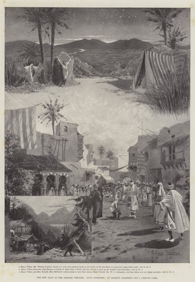 The New Play at the Adelphi Theatre, Boys Together, Haddon Chambers a J Comyns Carr od Joseph Holland Tringham