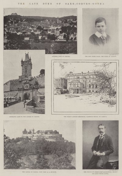 Zesnulý vévoda Saxe-Coburg-Gotha od Joseph Holland Tringham