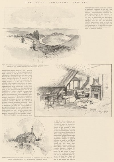 Zesnulý profesor Tyndall od Joseph Holland Tringham