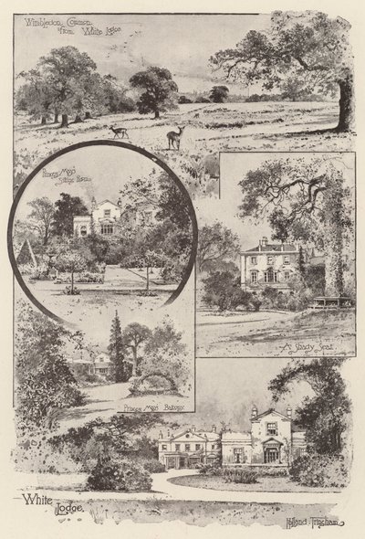 Bílá chata od Joseph Holland Tringham